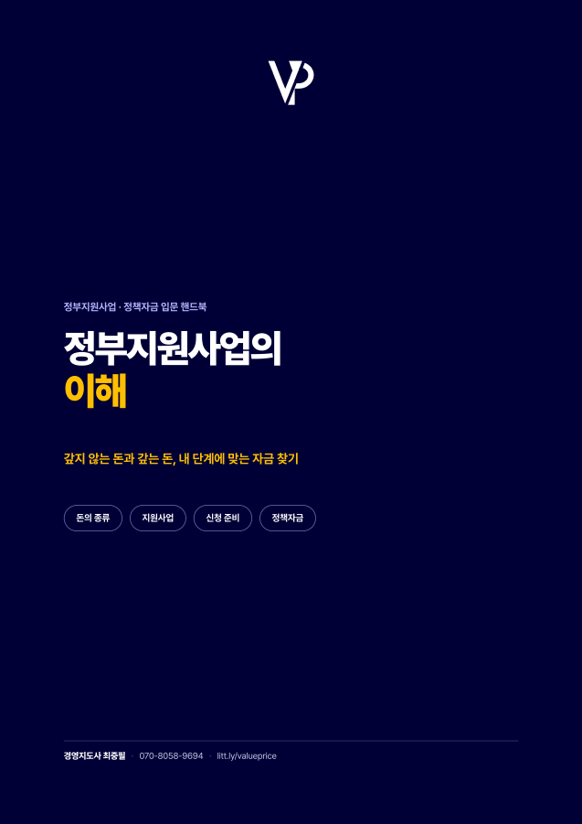 정부지원사업의 이해 원본 표지